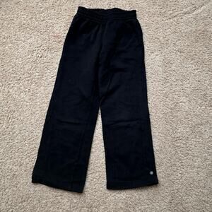 Athleta Girl black sweatpants, adjustable string waist sz M / 8-10